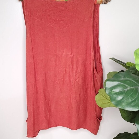 Las Manos Women's Sleeveless Cardigan Open Front Vest Lightweight Cool Coat - Picture 5 of 6